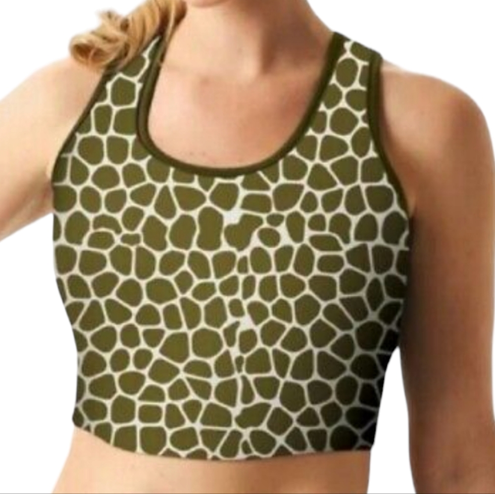 Cheata Equestrian Safari Trotter Bra Ultimate Compression NWT Snake  2XL